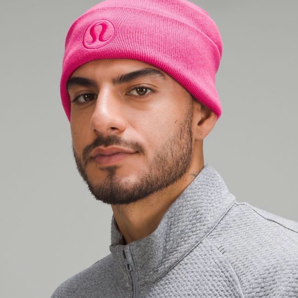 Lululemon Athletica Vibrant Pink Knit Hat
